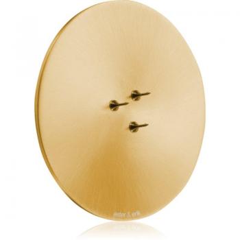 Ester & Erik 9 cm Scented Candle Holder Plate - Gold Matte