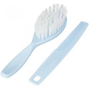 Suavinex cepillo y peine azul - El primer peine para el pequeño de la casa a partir de 0 meses - Suavinex 3302893 - Cepillo-peine