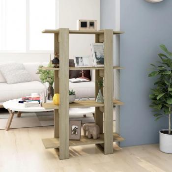 Librería/partición Sonoma Oak 80x30x123,5 cm