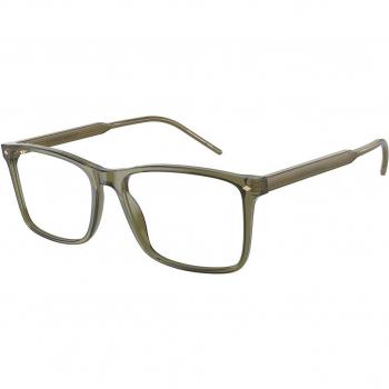 Giorgio Armani AR7258 6074 Men's Eyeglasses Green Size 55 - Frame Only - Blue Light Block Available
