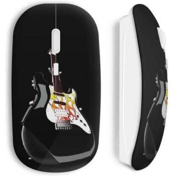 Ratón inalámbrico forma de guitarra eléctrica