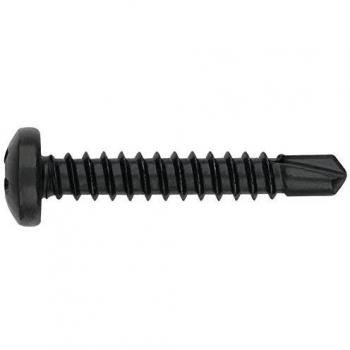 Index NBR4822 - Tornillo punta broca DIN 7504-N phillips zincado negro 4,8 x 22