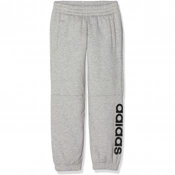 Adidas Linear Pantalón, Niños, Gris Jaspeado/Negro, 152