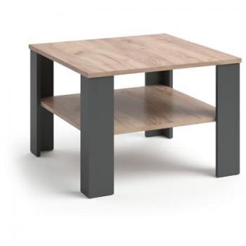 Mesa de Centro Homer, Antracita/Arena, 60 x 42 cm
