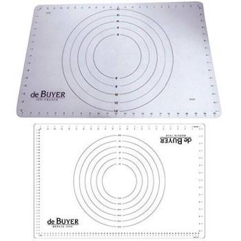 DE BUYER 4937.60 - Alfombrilla de Silicona con Discos concéntricos para repostería