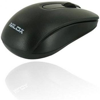 Nilox MW10 - Ratón (RF inalámbrico, Óptico, Ambidextro, USB), color negro