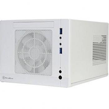 SilverStone SST-SG05W-Lite - Carcasa de ordenador compacta cubo Sugo Mini-ITX, blanco