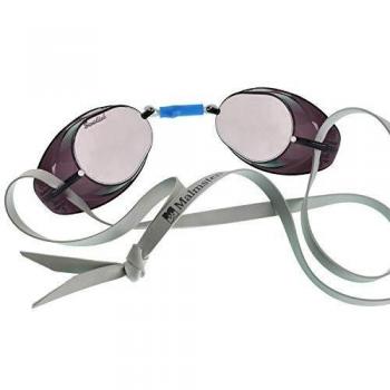 Malmsten Suecas Metallic Gafas de Natación, Unisex, Plata