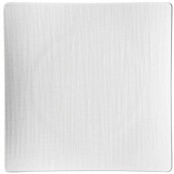 Rosenthal 11770 – 800001 – 16187 Mesh – Plato Cuadrado, Plano, 27 cm, Color Blanco