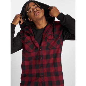Urban Classics Hooded Flannel Sweatshirt Shirt