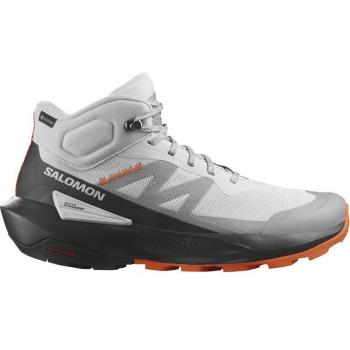 Salomon Elixir Activ Mid Gore-Tex Men's Hiking Boots Gray/White/Orange