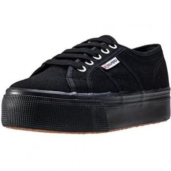 Superga Women's 2790 acotw Linea Up and Down Sneaker, Black