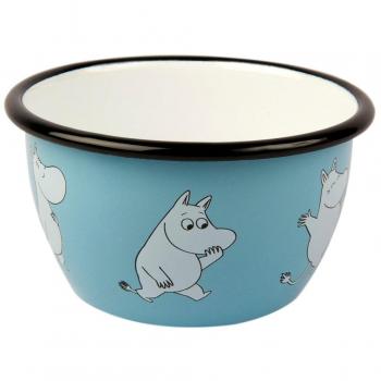 Muurla 60 cl Esmalte Moomin Bol para Cereales, Azul Claro