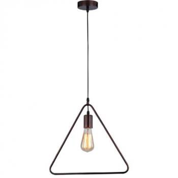 Lámpara de Suspensión Carsten, Metal Negro, 37x37x165 cm