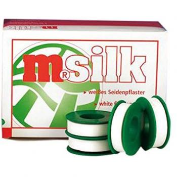 Servoprax J8 702352 Acetato de seda con Silk seda tiras, protección Ring, 2,5 cm ancho x 5 m longitud blancas,