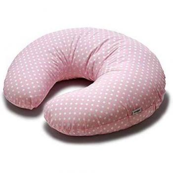 Niimo Cojin Lactancia Bebè Funda Cojin 100% Algodòn Extraíble y Lavable Almohada Multifuncional para Madre y Bebé Relleno de Fibra de Poliéster