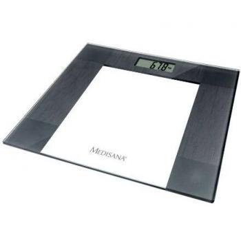 Báscula Digital de Cristal Medisana PS 400 - Capacidad hasta 150 kg, Alta Precisión, Diseño Plano