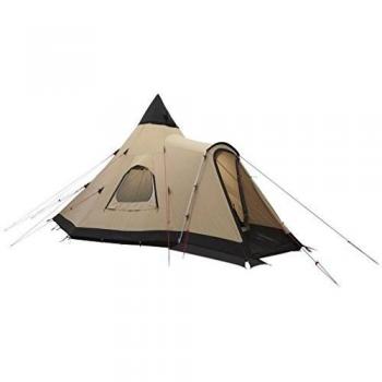 Tienda de campaña Robens Outback Kiowa marrón negro con características de diseño espacioso, resistente al agua, fácil montaje y materiales duraderos