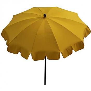 Sombrilla Centro Maffei Allegro Made in Italy - Diámetro 200 cm - Amarillo