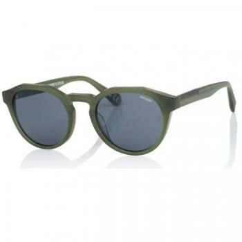 Superdry SDS 5012 107 Men's Green Sunglasses - Size 52, Full-Rim Design, CAT3