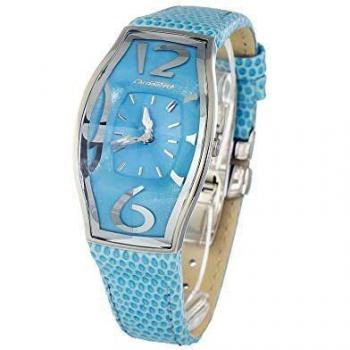 Chronotech Womens Analogue Quartz Watch with Leather Strap CT7932AL-81