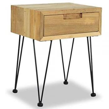 Bedside Cabinet 40x30x50 cm Solid Teak