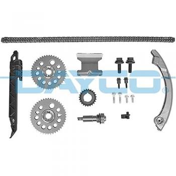 DAYCO Kit de Cadena de Distribución KTC1070 con Transmisión por Cadena Completa (Cadena de Rodillos con Piñones) para Astra G CC (T98), Peso: 2,0 kg