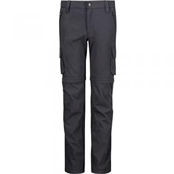 CMP Boys' Zip-Off Convertible Pants Gray