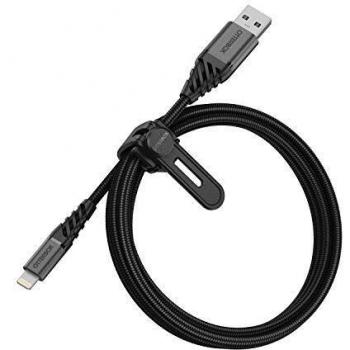 Cable Otterbox USB Macho/Lightning 1m Premium Negro