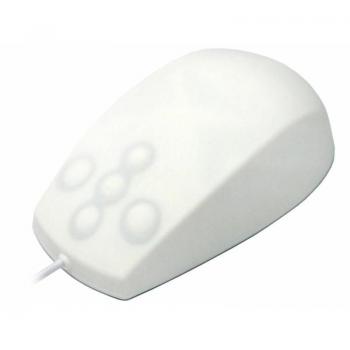 Ratón Médico Activo Key AK-PMT2 USB Tipo A Óptico 800 DPI IP68 Blanco con 5 Botones