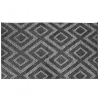 Alfombra Home ESPRIT 200 x 140 cm Gris Oscuro 14 mm