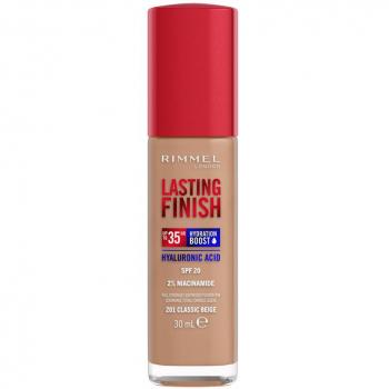 Rimmel Lasting Finish 35H Hydration Boost Hydrating Foundation SPF 20 Shade 201 Classic Beige 30 ml