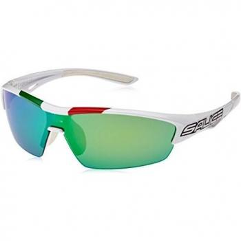 Salice 011 ITA BIANCO/RW VERDE Men's Sunglasses White Size 122