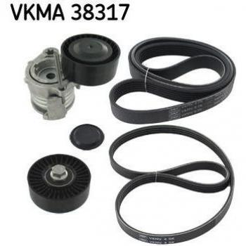 Juego de correas auxiliares SKF V-Ribbed Belt Set VKMA 38317 para BMW Série 3 y Série 1