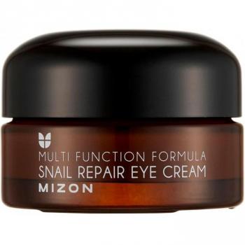 Mizon Snail Repair Eye Cream 25 ml - Multi Function Formula, Anti-Aging, Hydrating, Contains Snail Secretion Filtrate, Reduces Dark Circles and Puffiness