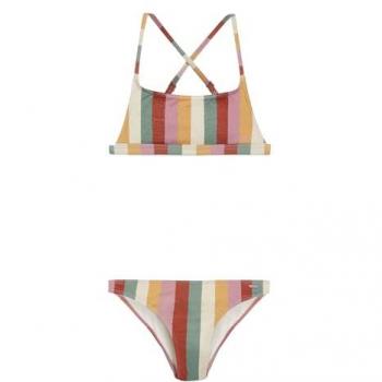 Bikini Protest Alley Jr para Niñas Color Rosa Polvoriento