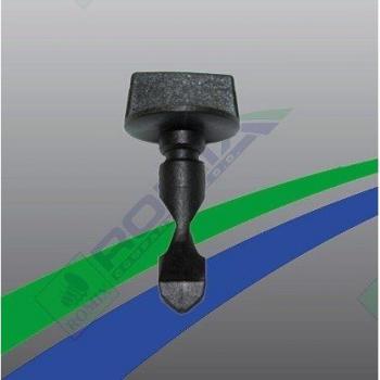 Clip parachoques ROMIX ROM C70124, grapa de plástico resistente, diseño específico para sujeción de parachoques, fácil instalación, compatible con múltiples modelos de vehículos