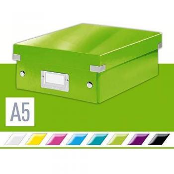 Caja Organizadora Pequeña Leitz Click & Store WOW con Compartimentos Verde 220 x 282 x 100 mm