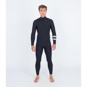 Traje de Neopreno Hurley Advant 4/3mm de Manga Larga con Cremallera Pectoral - Negro - XL
