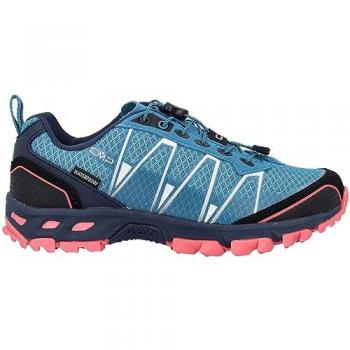 Zapatillas de Trail Running CMP ALTAK WMN WP, Jade-Rojo flúor, 39 EU