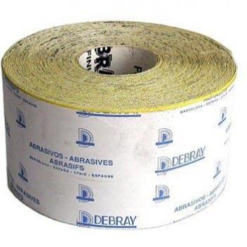 Flexovit 63642578848 Rollos de Papel Vibrator, BC2, Debray, 80 Grano, 120 mm A x 50m L