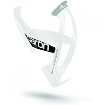 Elite Paron Race - Portabidón para bicicleta, color blanco/negro, talla única