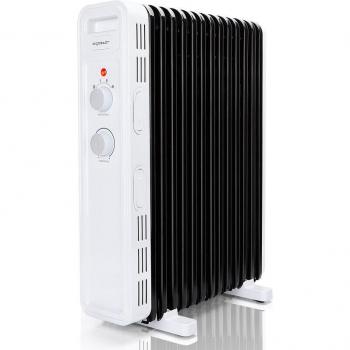 Radiador de Aceite AIGOSTAR Luke 2300W, 11 Elementos, 3 Niveles de Potencia, Termostato Ajustable, Ahorro de Energía y Protección Antivuelcos