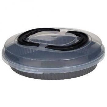 Molde de Tarta Takeat con Tapa 26 cm - Ideal para Cocinar, Conservar y Transportar