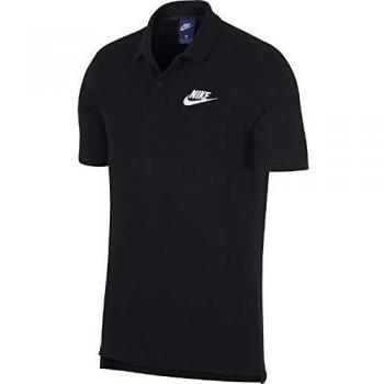 NIKE M NSW CE Polo Matchup Pq Polo Shirt, Hombre, Black/White, S