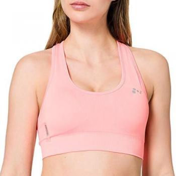 ONLY PLAY ONPDAISY Seamless Sports Bra-Opus Sujetador Deportivo, Neon Orange, Medium para Mujer