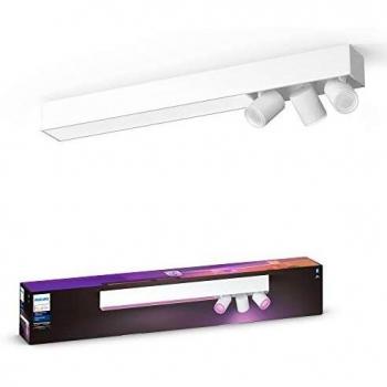 Philips Hue Centris White and Color Ambiance Smart Ceiling Light, 3-Spot, White