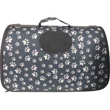 Transportín Bolsa Tela Impermeable para Perro/Gato con Correa de Hombro de Presión Reducida Transpirable M10