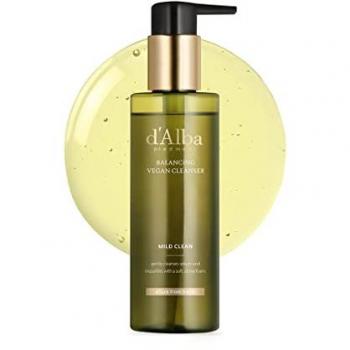 d'Alba Mild Skin Balancing Vegan Cleanser with White Truffles - Hydrating pH Balanced Formula for Sensitive Skin (200ml)