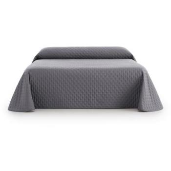 Colcha Reversible Extrasuave Habitat 90cm - Color Gris - 100% Made in Spain con Relleno de 90 Gr/m²